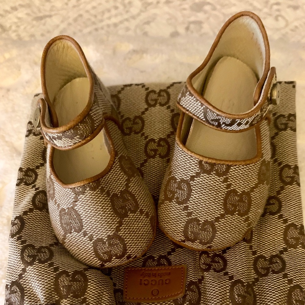 Newborn Gucci ballet slippers!
